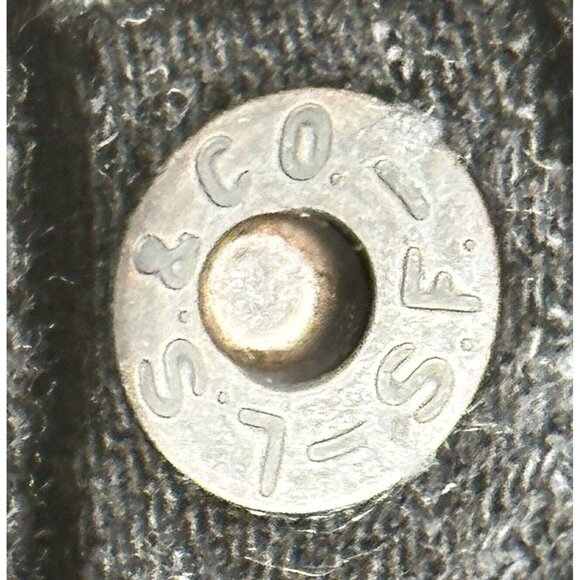 Levi's 502 Mens Jeans Premium Big E Denim Tapered Stretch Black Size 30x30 - Picture 9 of 16